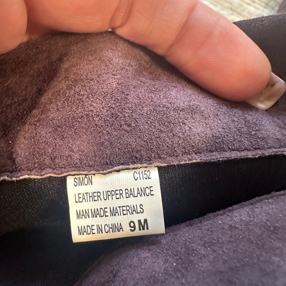 Simon Purple Suede Slouch Boots Women’s 9M Fold Over Square Toe Retro Style - Picture 5 of 9